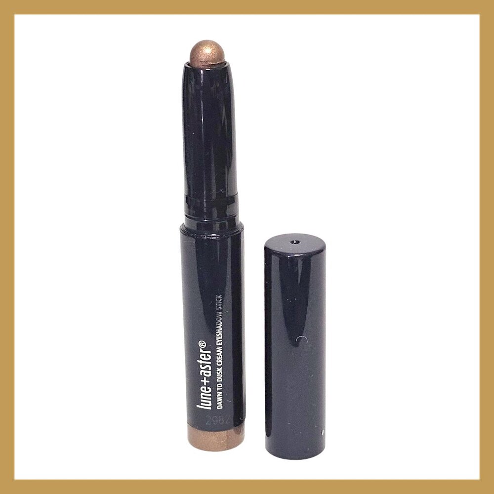 LUNE+ASTER Dawn to Dusk Cream Eyeshadow Stick Shimmer Sunset Bronze Travel Size